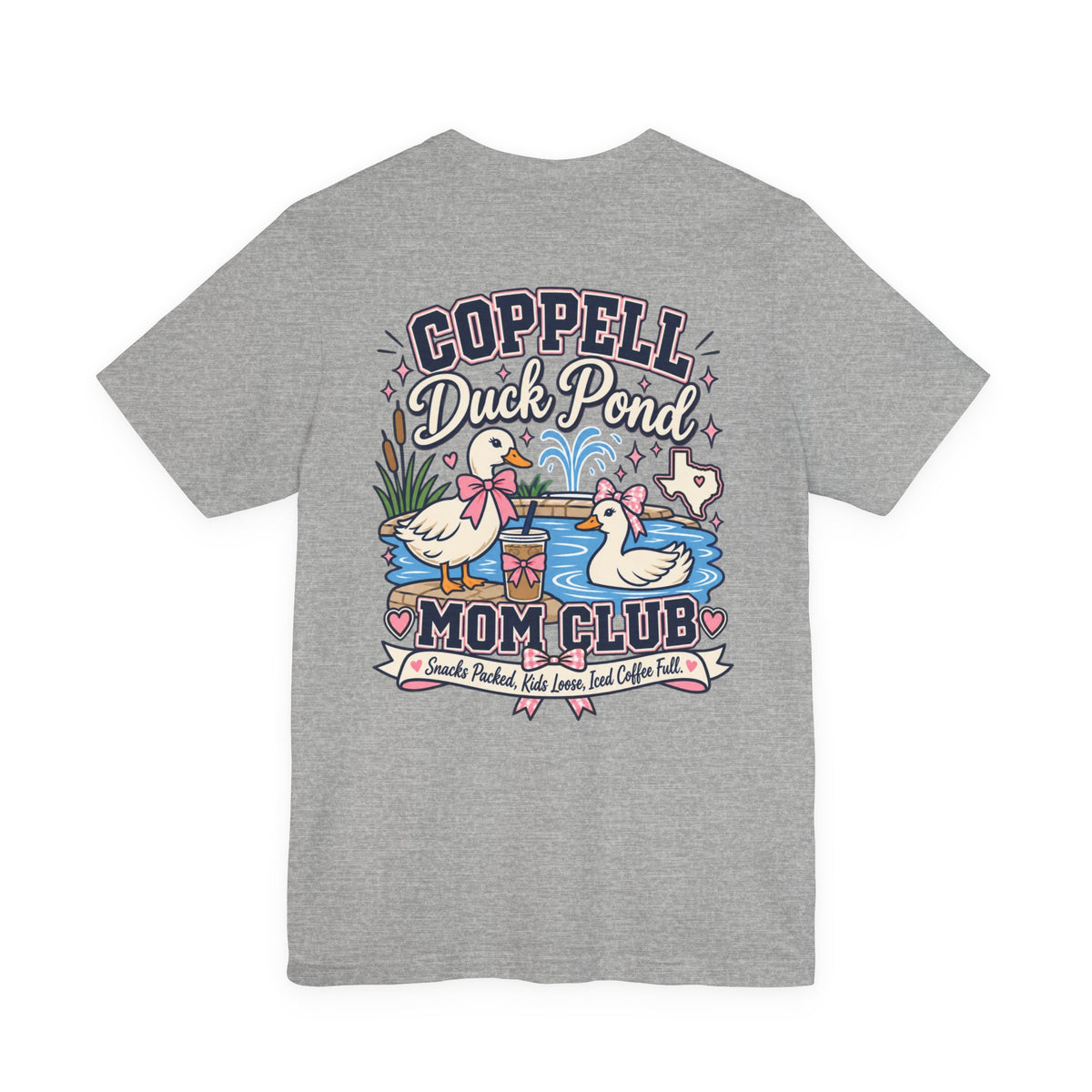 Coppell Duck Pond Mom Club Shirt | Coppell TX Mom Shirt | Funny Mom Life Tee | Womens Graphic T-Shirt