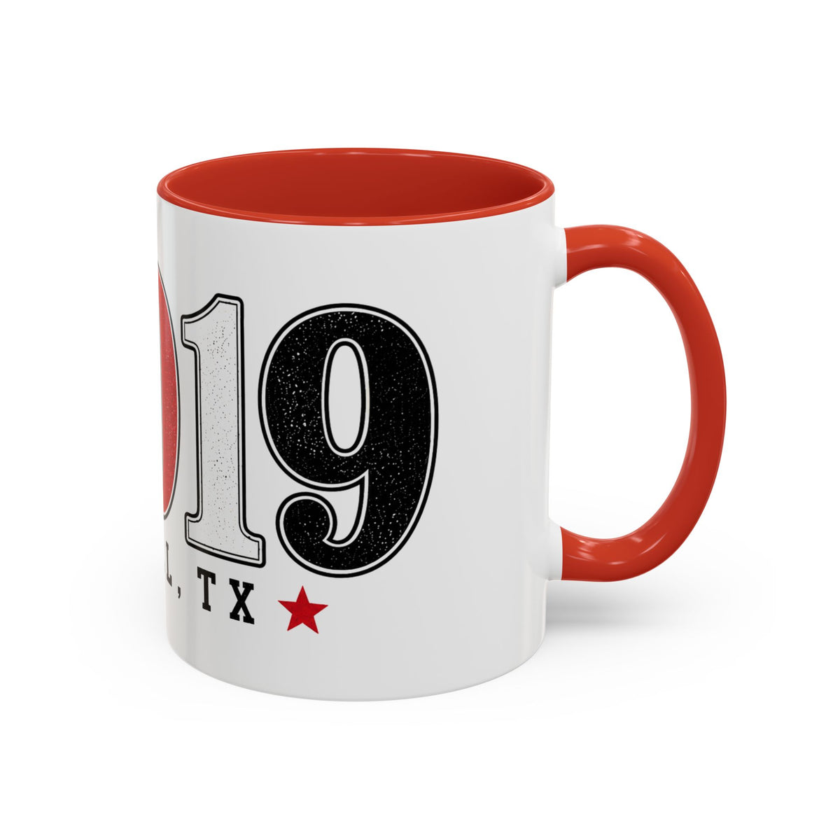 75019 Coppell TX Coffee Mug | Varsity Zip Code Mug | Red Black White Coffee Cup | Coppell Texas Gift