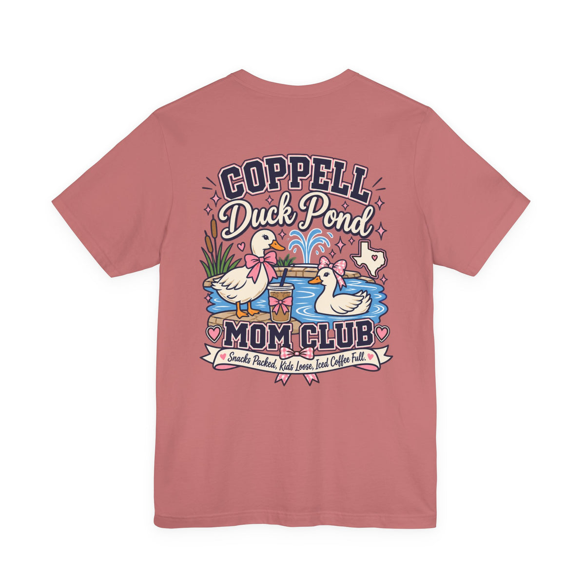 Coppell Duck Pond Mom Club Shirt | Coppell TX Mom Shirt | Funny Mom Life Tee | Womens Graphic T-Shirt