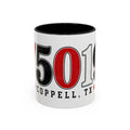 75019 Coppell TX Coffee Mug | Varsity Zip Code Mug | Red Black White Coffee Cup | Coppell Texas Gift