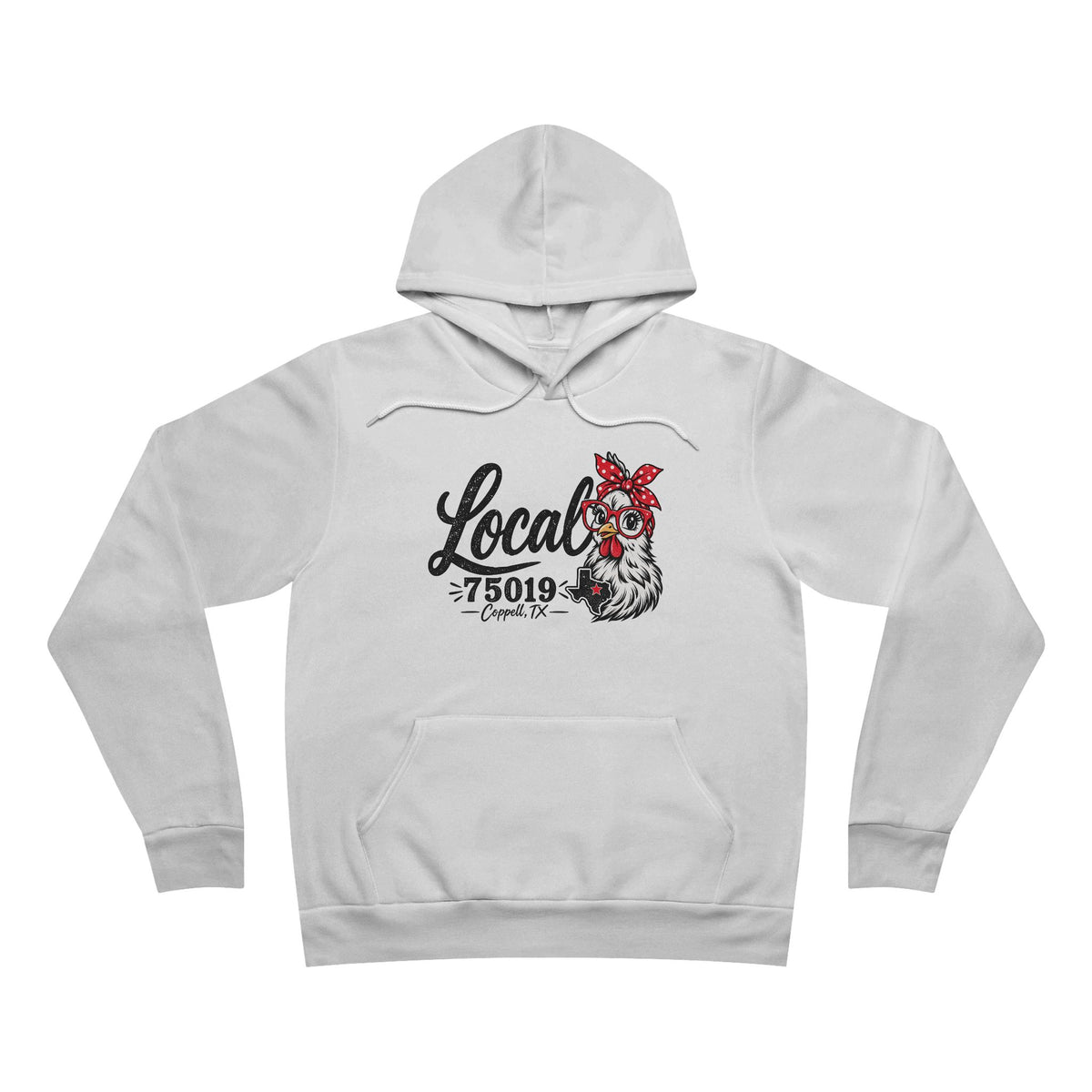 "Local 75019" Chicken Graphic Hoodie