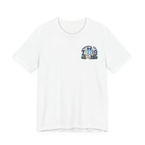75019 Baby It's Cold in Texas Shirt | Coppell TX Winter Tee | Zip Code Snowflake Shirt | Womens Graphic T-Shirt