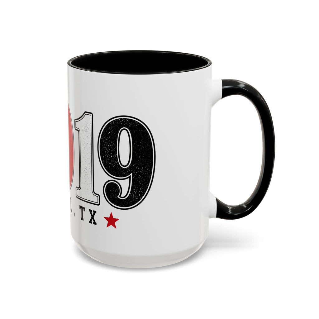 75019 Coppell TX Coffee Mug | Varsity Zip Code Mug | Red Black White Coffee Cup | Coppell Texas Gift