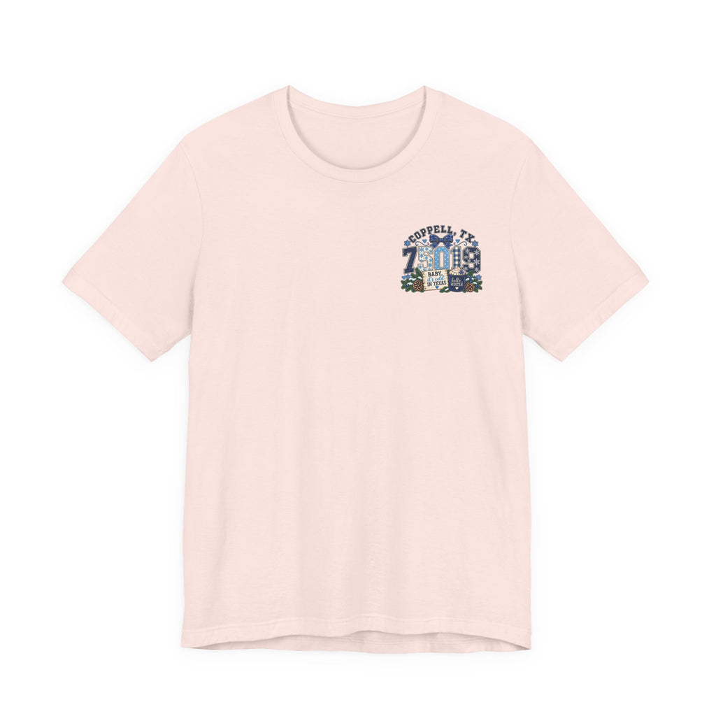 75019 Baby It's Cold in Texas Shirt | Coppell TX Winter Tee | Zip Code Snowflake Shirt | Womens Graphic T-Shirt