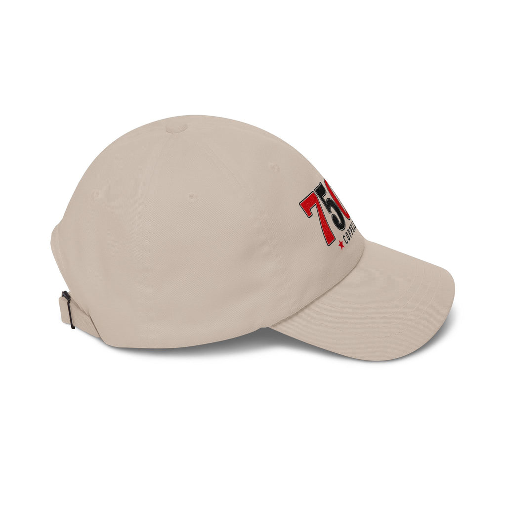 75019 Coppell TX Dad Hat | Varsity Zip Code Cap | Red Black White Baseball Cap | Coppell Texas Gift