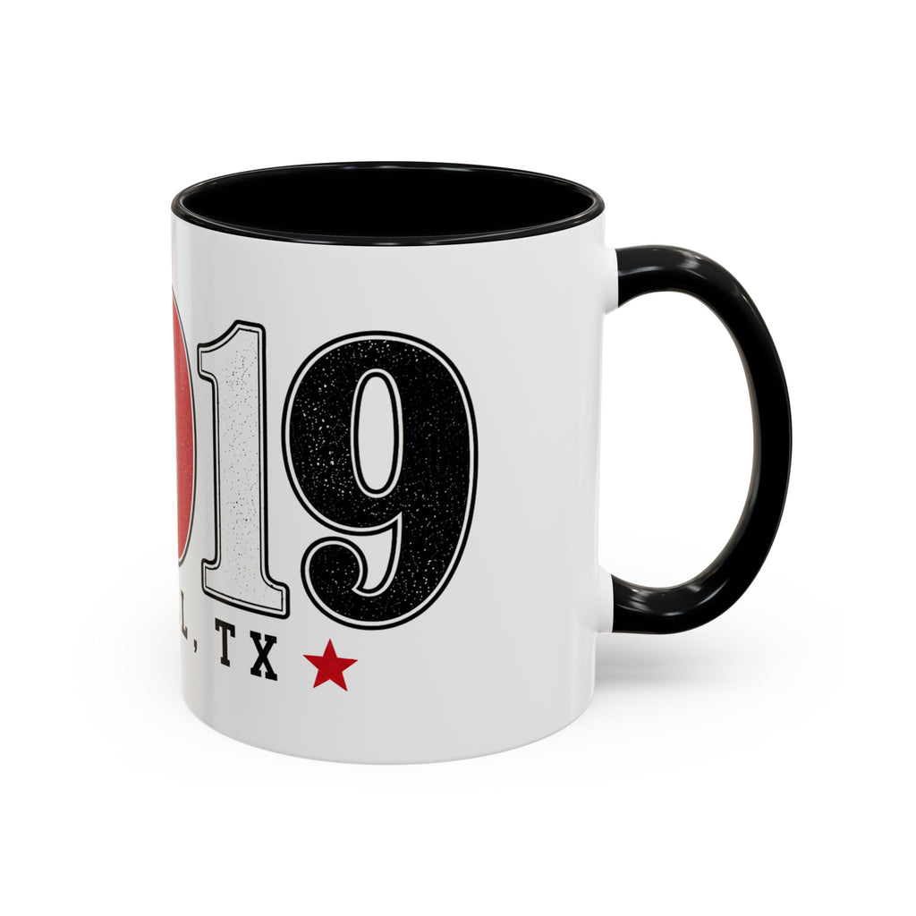 75019 Coppell TX Coffee Mug | Varsity Zip Code Mug | Red Black White Coffee Cup | Coppell Texas Gift