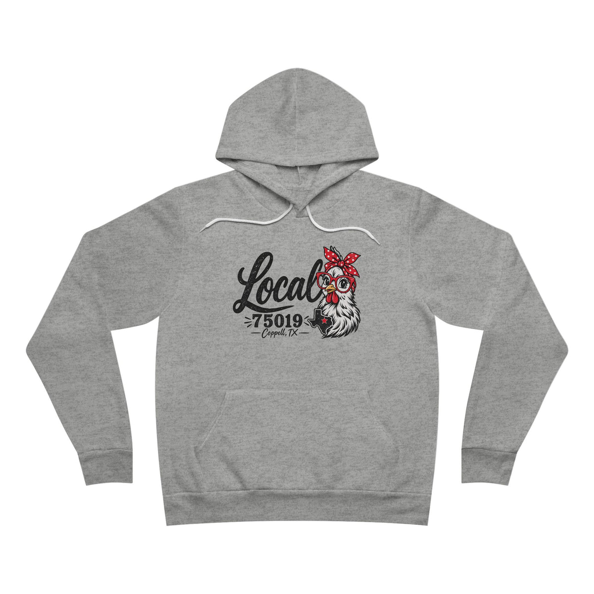 "Local 75019" Chicken Graphic Hoodie