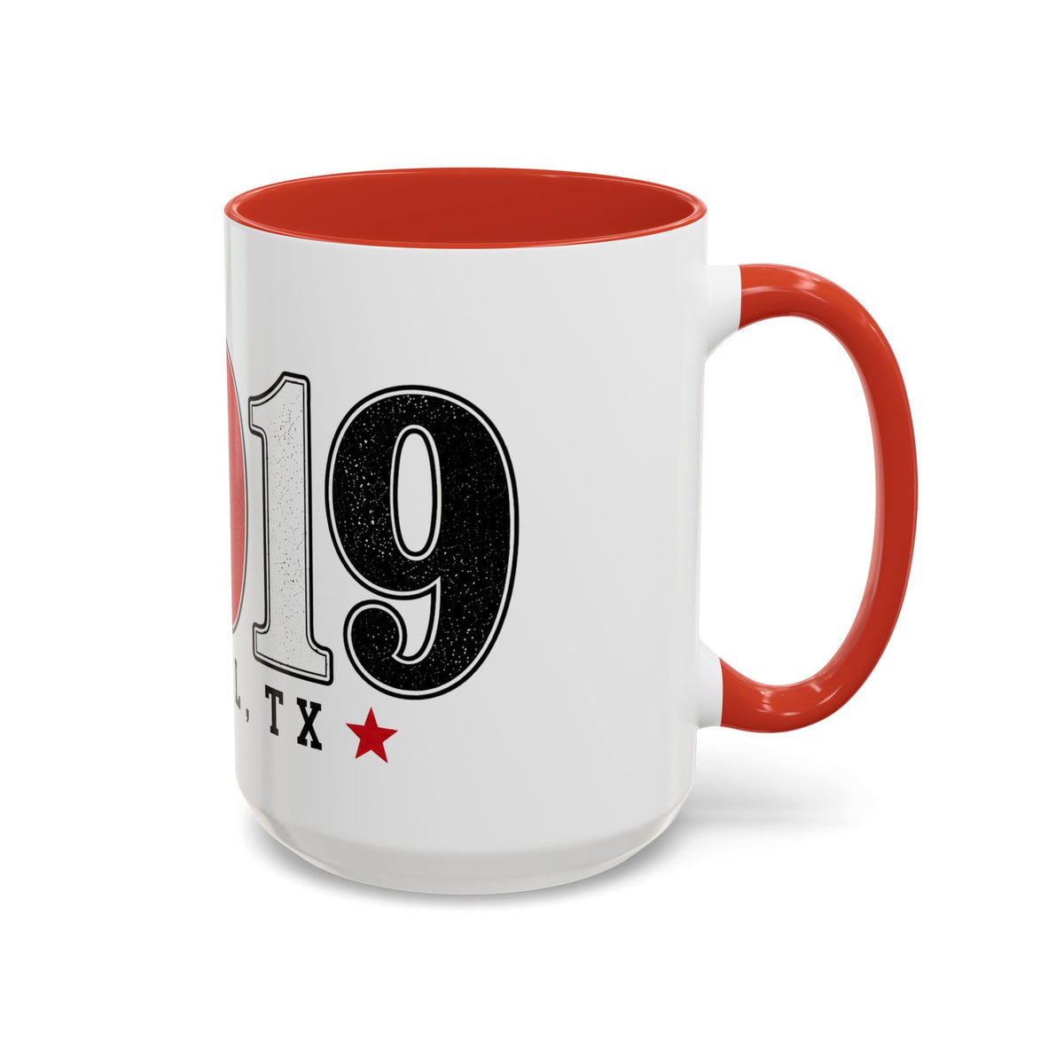 75019 Coppell TX Coffee Mug | Varsity Zip Code Mug | Red Black White Coffee Cup | Coppell Texas Gift